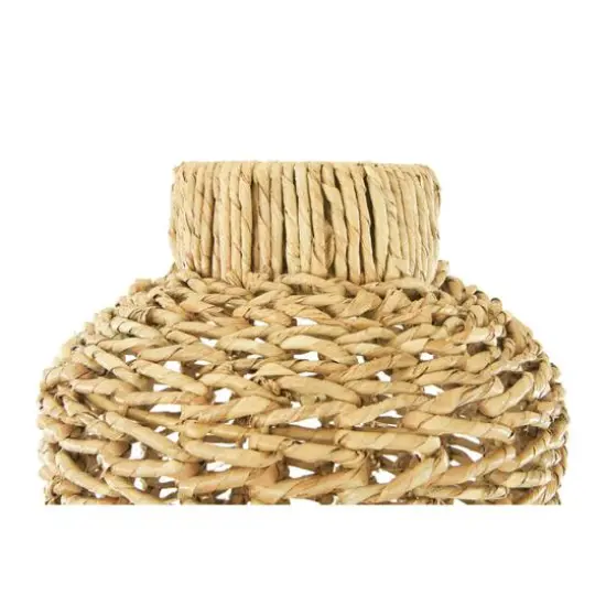 Hello Honey&reg; 30" Handwoven Water Hyacinth & Rattan Floor Vase {7}