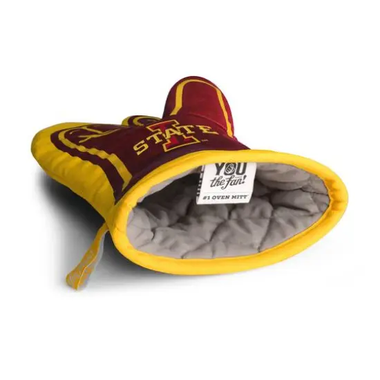 Quilted No.1 Oven Mitt Iowa State Cyclones {5}
