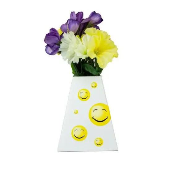 JAM Paper Pop-Up Vase Boxes, 3ct. Happy Smiles {3}