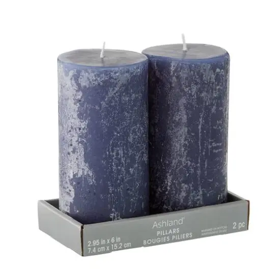 2.95" x 6" Scented Pillar Candles, 2ct. by Ashland&reg; Eucalyptus and Sage {6}