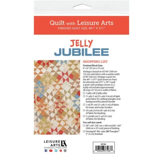 Leisure Arts&reg; Jelly Jubilee Quilt Pattern {4}