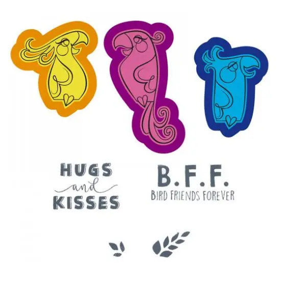 Sizzix&reg; Framelits&trade; Love Bird Die & Stamp Set {3}