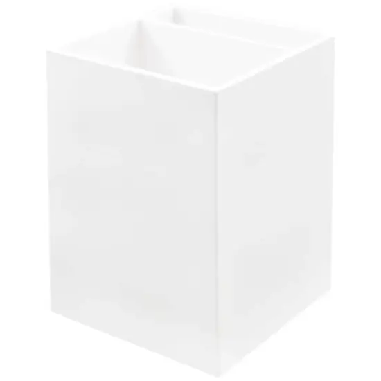 JAM Paper Plastic Pen Holder White {1}