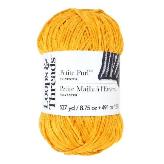 Petite Purl&trade; Yarn by Loops & Threads&reg; Mineral Yellow {1}