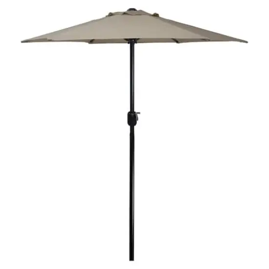 6.5ft. Outdoor Patio Market Umbrella Taupe {1}