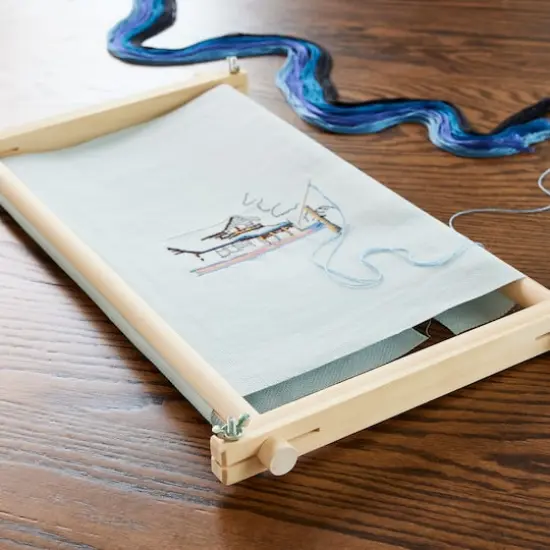 Needlework Scroll Frame {3}