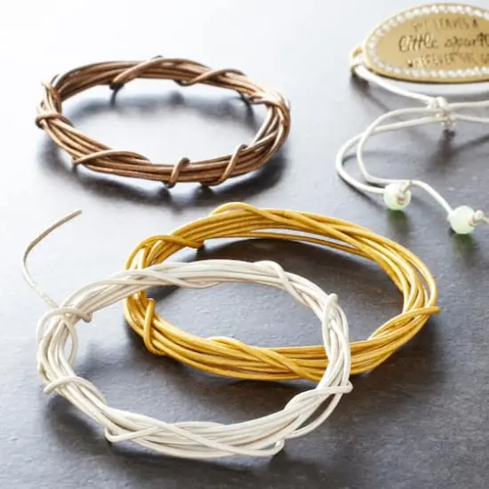 1mm Metallic Round Leather Cording Combo by Bead Landing&trade; {3}