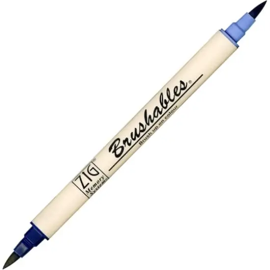 ZIG Memory System&reg; Brushables&reg; Dual-Tip Marker Navy {1}