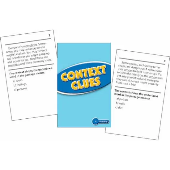 Edupress&reg; Context Clues Practice Cards, Levels 3.5-5.0 {3}