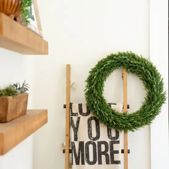 24" Rosemary Artificial Wreath {3}