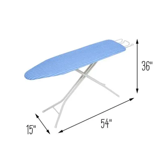 Honey Can Do Blue & White Ironing Board w/ Retractable Iron Rest {7}