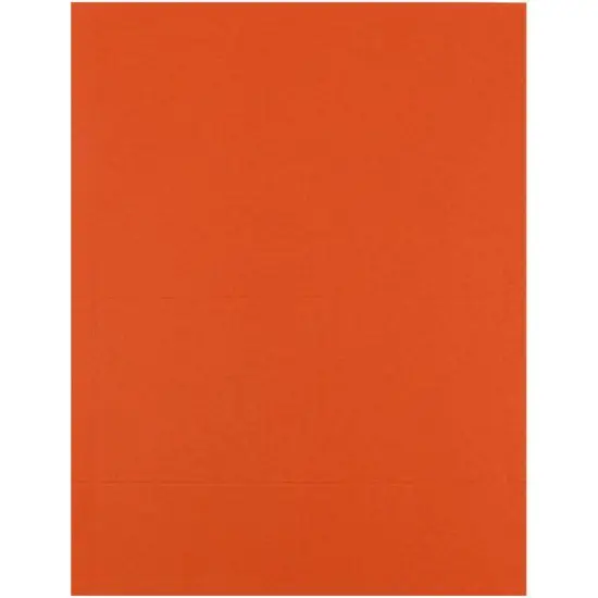 JAM Paper Printable Place Cards, 12ct. Bright Hue Orange {6}