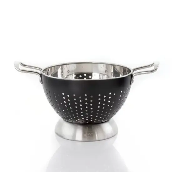 Gibson Home Black Crossen Stainless Steel Colander Set {7}