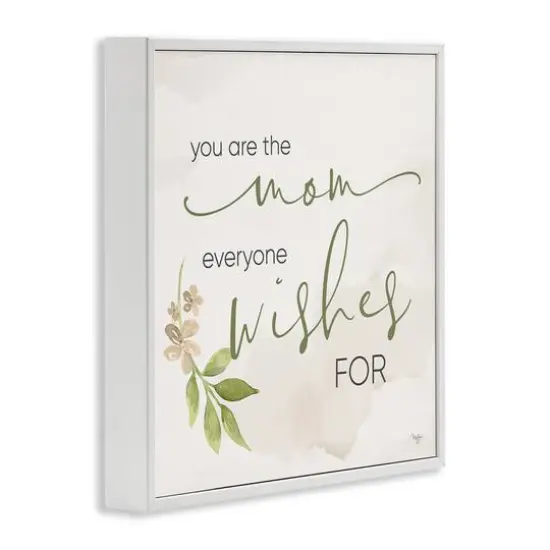 Stupell Industries Mom Everyone Wishes For Framed Giclee Art White {4}