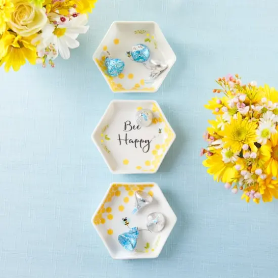 Kate Aspen&reg; Bee Happy Trinket Dish, 3ct. {3}