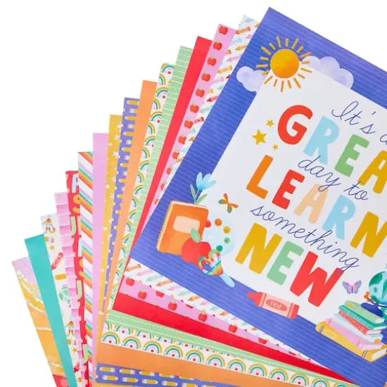 12" x 12" Bright Year Paper Pad by Recollections&trade;, 58 Sheets {5}