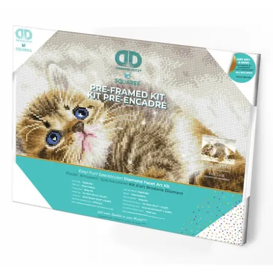 Diamond Dotz&reg; Intermediate Baby Pie Pre-Framed Diamond Painting Kit {4}