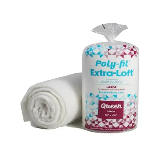 Poly-Fil&reg; Extra Loft&reg; 90" x 108" Queen Polyester Quilt Batting {4}