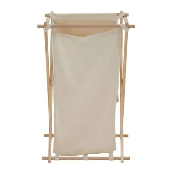Household Essentials X-Frame Laundry Hamper Natural {1}