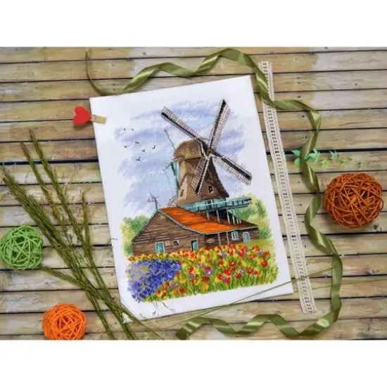 Oven Windmill Holland Cross Stitch Kit {4}
