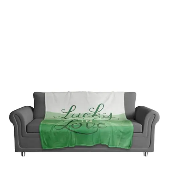 Lucky In Love Throw Blanket {3}
