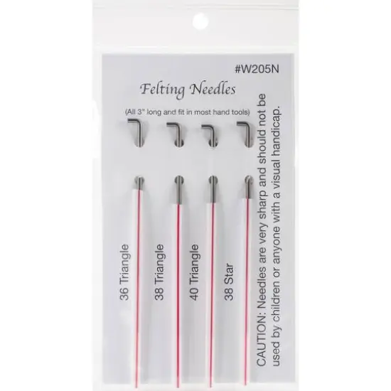 Wistyria Editions Triangle & Star Felting Needles, 4ct. {1}