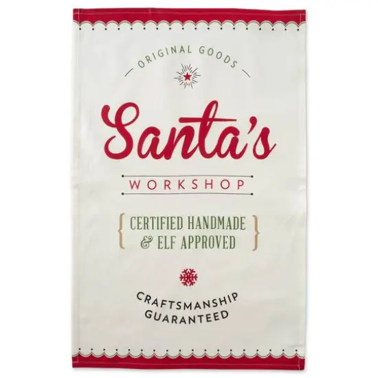 DII&reg; North Pole Holiday Printed Dishtowel Set {10}