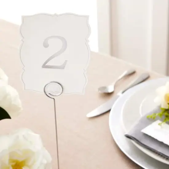 1-25 Ornate Silver Table Numbers by Celebrate It&trade; {3}