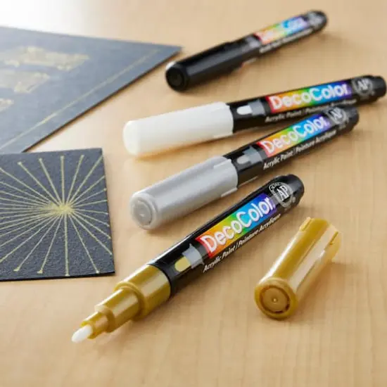 DecoColor&reg; Fine Tip Acrylic Paint Marker Set {3}