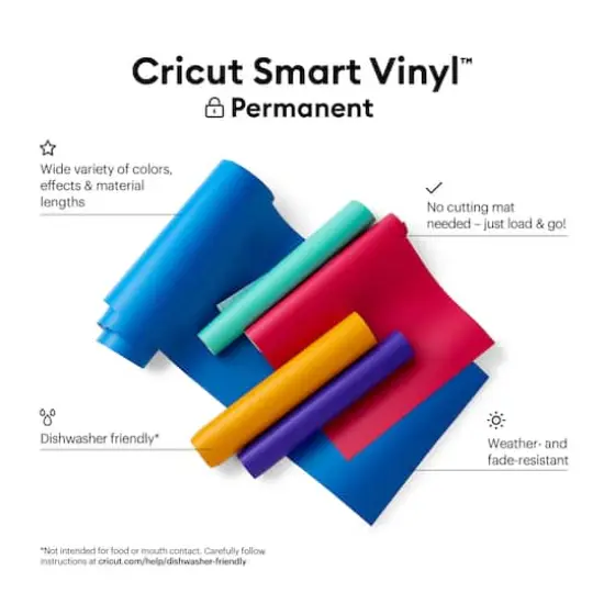 Cricut&reg; Permanent Smart Vinyl&trade; 12ft. Value Roll White {9}