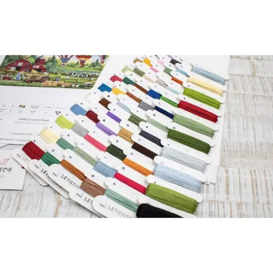 Letistitch Up Up and Away Counted Cross Stitch Kit {14}