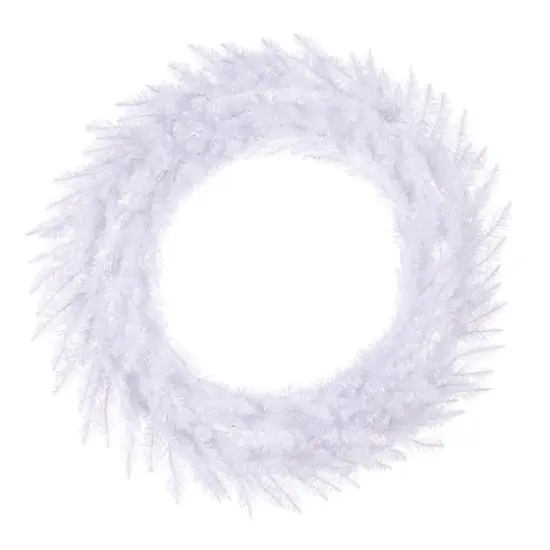 48" Sparkle White Spruce Christmas Wreath {1}