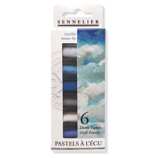 Sennelier Summer Sky Extra-Soft Half-Pastel Set, 6ct. {1}