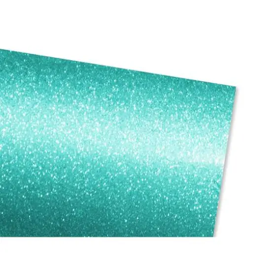 PA Vinyl Fine Glitter Permanent Adhesive Vinyl Caribbean {3}