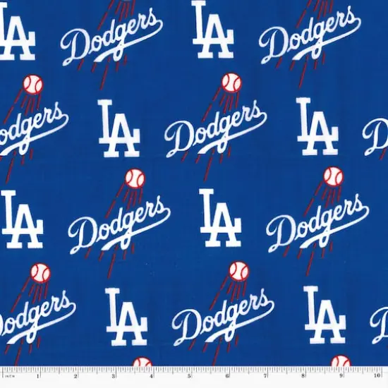 MLB Los Angeles Dodgers Cotton Fabric {3}