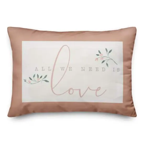 All We Need Is Love Throw Pillow {1}