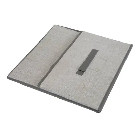 Simplify 16" Heather Gray Storage Box {9}