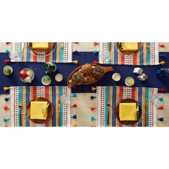 DII&reg; Picante Stripe Tassel Placemats, 6ct. {9}