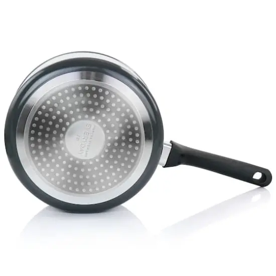 Martha Stewart Everyday Gray 3qt. Aluminum Saucepan with Lid {3}