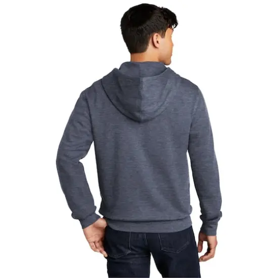 District&reg; V.I.T.&trade; Heathered Fleece Full-Zip Hoodie Heathered Navy {6}