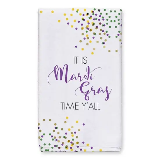 Mardi Gras Time Tea Towel Set {3}