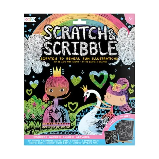 Scratch & Scribble Princess Garden Art Set {1}