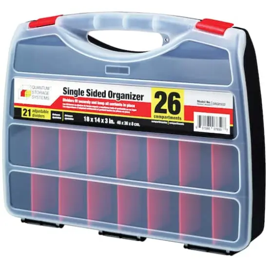 Quantum Storage Systems&reg; Black & Red Single-Sided Organizer {2}