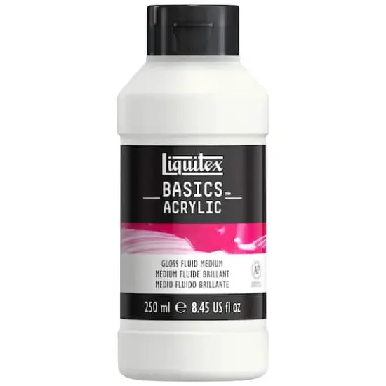 Liquitex&reg; BASICS Gloss Fluid Medium, 250ml {1}