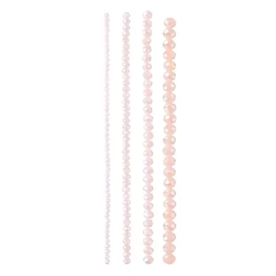 Pink Aurora Borealis Faceted Glass Round Beads by Bead Landing™ {4}