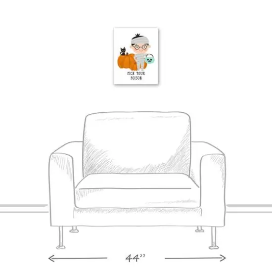 Pick Your Poison Mummy Canvas Wall Art {6}