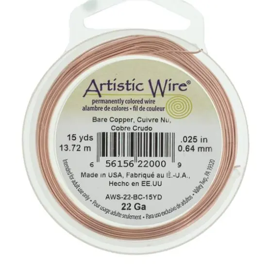 Beadalon&reg; Artistic Wire&reg; 22 Gauge Bare Copper Wire {1}