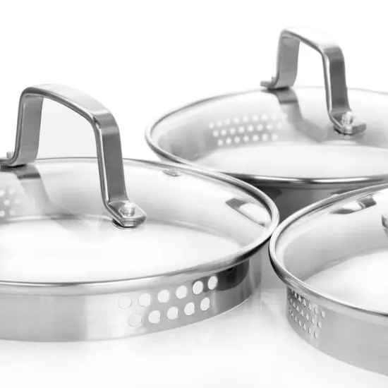 Martha Stewart Copper 12 Piece Hard Anodized Nonstick Aluminum Cookware Set {11}