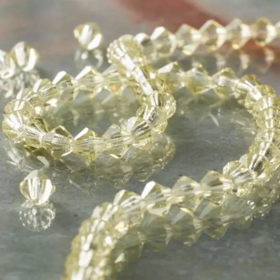 Preciosa Glass Crystal Bicone Beads, 4mm by Bead Landing&trade; Assorted {3}