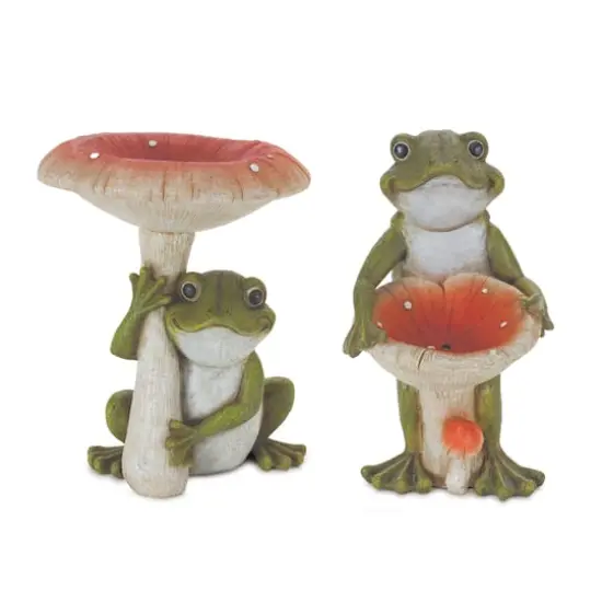 Garden Frog with Mushroom Set {1}
